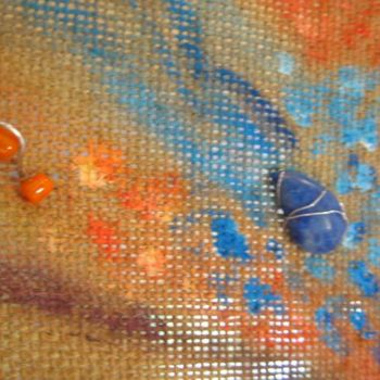 Peinture intitulée "nativité détail" par Nanou, Œuvre d'art originale