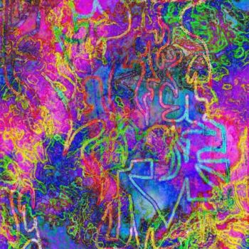 Digital Arts titled "Saphire Jazz" by Millenia Foxtrot (Shadow Zero), Original Artwork
