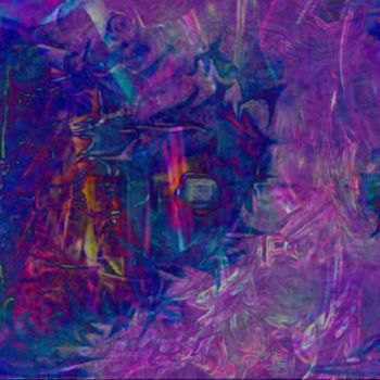 Digital Arts titled "Future art blue" by Millenia Foxtrot (Shadow Zero), Original Artwork