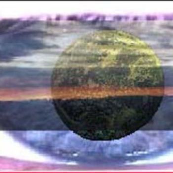 Digital Arts titled "Wolrds Eye view" by Millenia Foxtrot (Shadow Zero), Original Artwork
