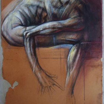 "Tentative grise sur…" başlıklı Tablo Claude Duvauchelle tarafından, Orijinal sanat, Petrol