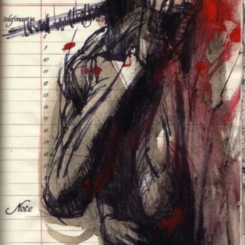 제목이 "diario 109"인 그림 Claude Duvauchelle로, 원작, 다른
