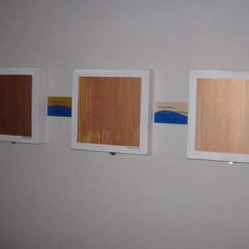 Painting titled "Bronze (mini) 1,2,3" by Richard Mangold, Original Artwork, Oil