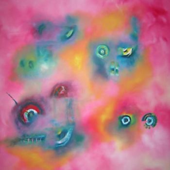Peinture intitulée "préhistoire" par Patou.B, Œuvre d'art originale
