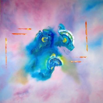 Peinture intitulée "dog two" par Patou.B, Œuvre d'art originale