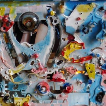 Sculpture titled "RÊVE DE DROLE - dét…" by Gerrit Gerard Visser, Original Artwork, Mixed Media