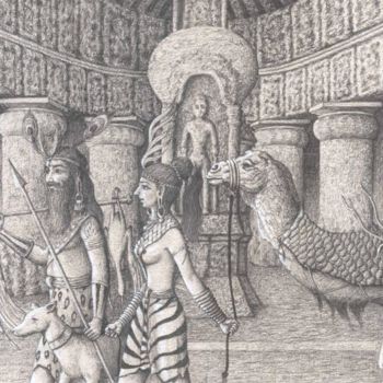 Digitale Kunst mit dem Titel "After reverence in…" von Mr T Silappathikaram, Original-Kunstwerk, Öl