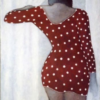 Painting titled "Rendez-vous (Woman…" by Bradley Owen, Original Artwork, Oil