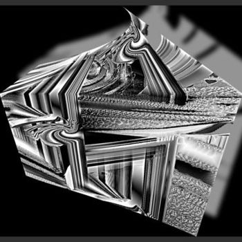 Digital Arts titled "gray architecture" by Cherie Hanson, Original Artwork
