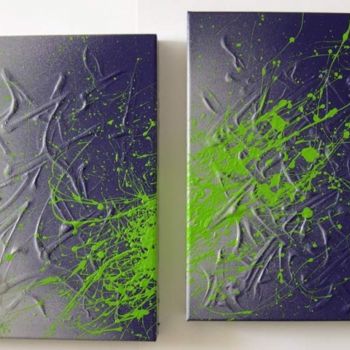 Pintura intitulada "* KALIGRAFF 4 Détai…" por Kaliart, Obras de arte originais