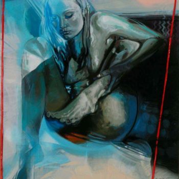 Painting titled "Mis Huellas" by Rafael Espitia Perea, Original Artwork