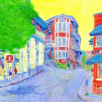 제목이 "Eureka Springs"인 미술작품 Sue Brown로, 원작, 아크릴 나무 들것 프레임에 장착됨