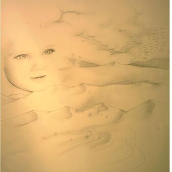 Peinture intitulée "mirage" par Manu Surreabulliste, Œuvre d'art originale
