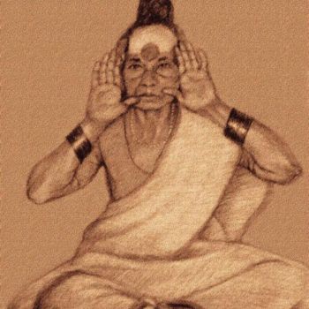 Drawing titled "Yellamma" by Studiocosmicmandala, Original Artwork, Other