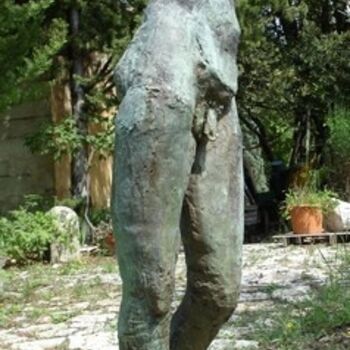 Sculpture intitulée "HOMMAGE  A DONATELL…" par Michel Moskovtchenko, Œuvre d'art originale, Métaux