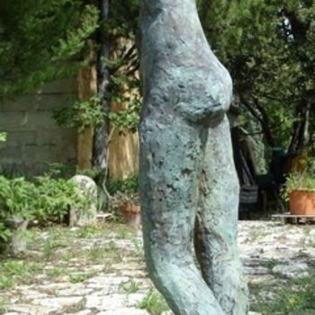 Sculpture intitulée "HOMMAGE  A DONATELL…" par Michel Moskovtchenko, Œuvre d'art originale, Métaux