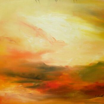 Peinture intitulée "Un ange passe" par Elisa Cook Benbassat Bassat, Œuvre d'art originale, Huile