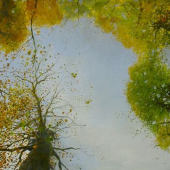 Painting titled "cimes" by Mathieu Weemaels, Original Artwork