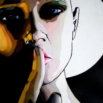Painting titled "Chut" by Cebarre, Original Artwork, Oil