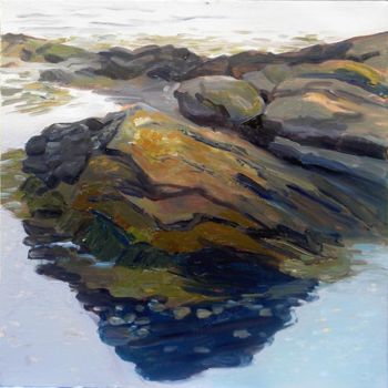 Painting titled "Rock" by Candy Barr, Original Artwork