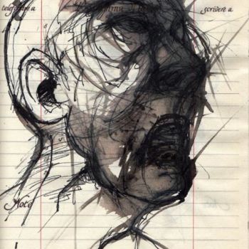 Dessin intitulée "Diario 2710" par Claude Duvauchelle, Œuvre d'art originale, Autre