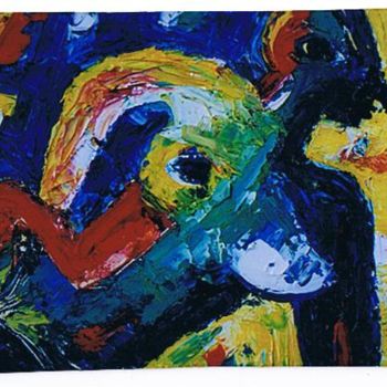 Pittura intitolato "Female" da Prema (Risto), Opera d'arte originale