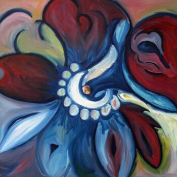 Peinture intitulée "carreau" par Laure Feyen, Œuvre d'art originale