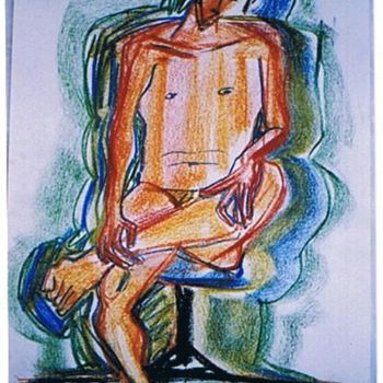 Actor on the blue chair