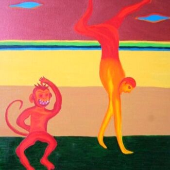 Digitale Kunst mit dem Titel "The Performers" von Sesha, Original-Kunstwerk
