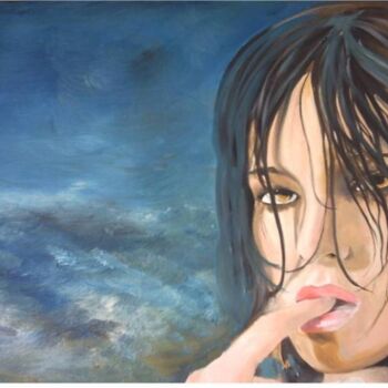 Peinture intitulée "question" par Manu Surreabulliste, Œuvre d'art originale