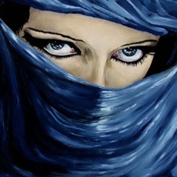 Painting titled "Odalisque" by Davo, Original Artwork