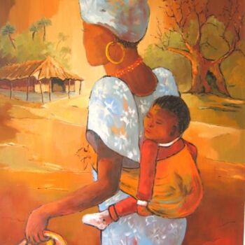 Peinture intitulée "Chuuttt...!" par Jacky Dumergue, Œuvre d'art originale, Huile