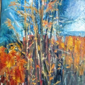 Schilderij getiteld "AUTOMNE I" door Michel Moskovtchenko, Origineel Kunstwerk