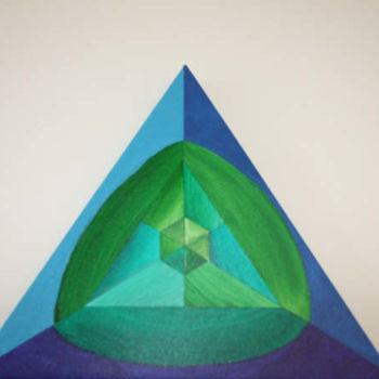 제목이 "Triosphere Acrylic…"인 미술작품 Richard Mangold로, 원작, 기름