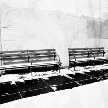 Photography titled "Park Bench" by Angelo Di Pietrantonio, Original Artwork