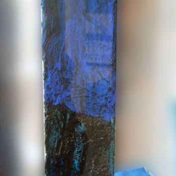 Malarstwo zatytułowany „totem bleu” autorstwa Xristoph, Oryginalna praca
