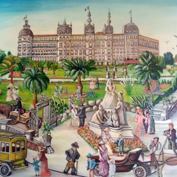 Peinture intitulée "Hotel Victoria Nice" par Rose Calvino, Œuvre d'art originale