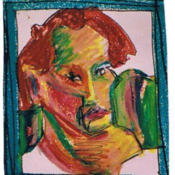 Schilderij getiteld "Georgos" door Prema (Risto), Origineel Kunstwerk