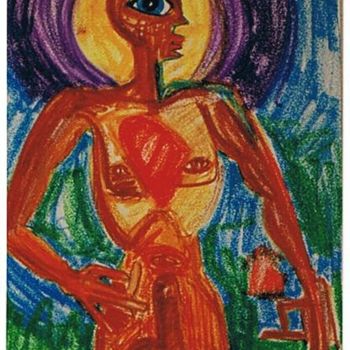 Peinture intitulée "The halo" par Prema (Risto), Œuvre d'art originale