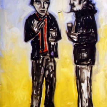 Painting titled "Vernissage" by Bradley Owen, Original Artwork