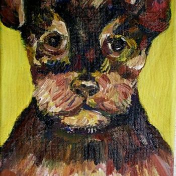 Painting titled "Yorkshir" by Nathalia Chipilova, Original Artwork, Acrylic