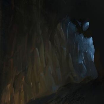 제목이 "Cave"인 디지털 아트 Kishore Singh로, 원작