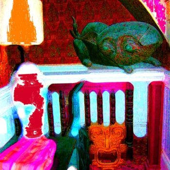 Digital Arts με τίτλο "Aztec Lounga" από Angelo Di Pietrantonio, Αυθεντικά έργα τέχνης