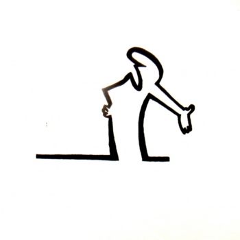 Painting titled "part de en cours" by Toytoy, Original Artwork
