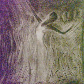 Painting titled "Dancing Girl" by Mohsin Khan, Original Artwork