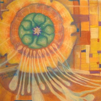 Pintura titulada "Sueño con el Sol de…" por Maga, Obra de arte original