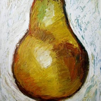 제목이 "Poire jaune 1"인 미술작품 Nathalia Chipilova로, 원작, 아크릴