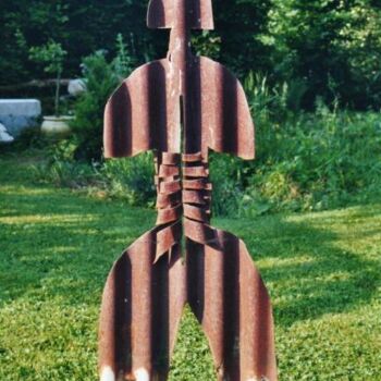 Sculpture titled "Lucy" by Pascal Borgo, Original Artwork, Metals