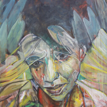 Malerei mit dem Titel "Sour fig" von Gary Frier, Original-Kunstwerk, Öl