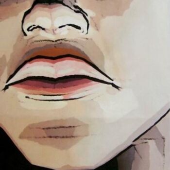 Painting titled "Hermes" by Cebarre, Original Artwork, Oil